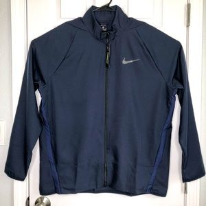 Nike Men's XL Blue Dri-fit Knit Training Jacket